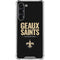 NFL New Orleans Saints Team Motto Galaxy S24 FE Clear Case