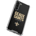 NFL New Orleans Saints Team Motto Galaxy S24 FE Clear Case