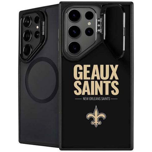 NFL New Orleans Saints Team Motto Galaxy S24 Ultra Kickstand Case