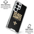 NFL New Orleans Saints Team Motto Galaxy S25 Ultra Clear Case