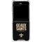 NFL New Orleans Saints Team Motto Galaxy Z Flip6 Clear Case