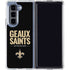 NFL New Orleans Saints Team Motto Galaxy Z Fold5 5G Clear Case