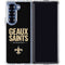 NFL New Orleans Saints Team Motto Galaxy Z Fold6 Clear Case