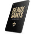 NFL New Orleans Saints Team Motto Apple iPad Pro Skin