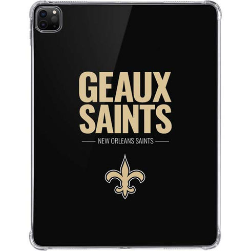 NFL New Orleans Saints Team Motto iPad Pro 11in (2024) Clear Case