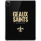 NFL New Orleans Saints Team Motto iPad Pro 11in (2024) Clear Case