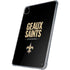 NFL New Orleans Saints Team Motto iPad Pro 11in (2024) Clear Case