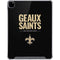 NFL New Orleans Saints Team Motto iPad Pro 12.9in (2020) Clear Case