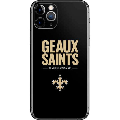 NFL New Orleans Saints Team Motto iPhone 11 Pro Skin