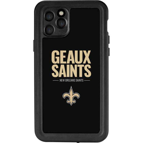 NFL New Orleans Saints Team Motto iPhone 11 Pro Waterproof Case