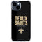 NFL New Orleans Saints Team Motto iPhone 15 Clear Case