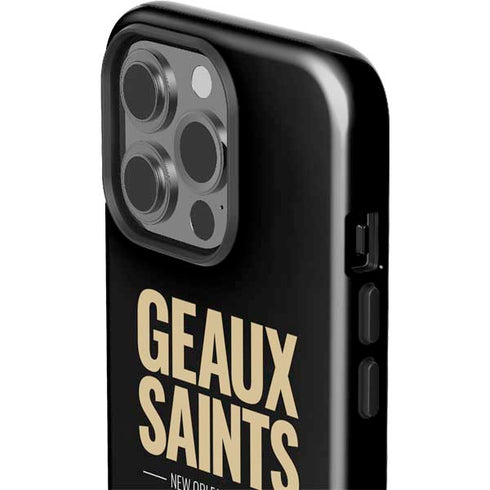 NFL New Orleans Saints Team Motto iPhone 15 Pro Impact Case