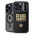 NFL New Orleans Saints Team Motto iPhone 15 Pro Max Kickstand Case