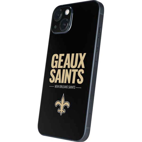 NFL New Orleans Saints Team Motto iPhone 15 Skin