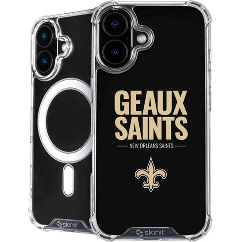 NFL New Orleans Saints Team Motto iPhone 16 MagSafe Case