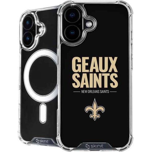 NFL New Orleans Saints Team Motto iPhone 16 Plus MagSafe Case