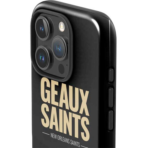 NFL New Orleans Saints Team Motto iPhone 16 Pro Impact Case