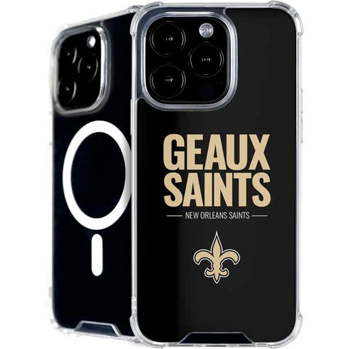 NFL New Orleans Saints Team Motto iPhone 16 Pro MagSafe Case