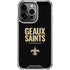 NFL New Orleans Saints Team Motto iPhone 16 Pro Max Clear Case