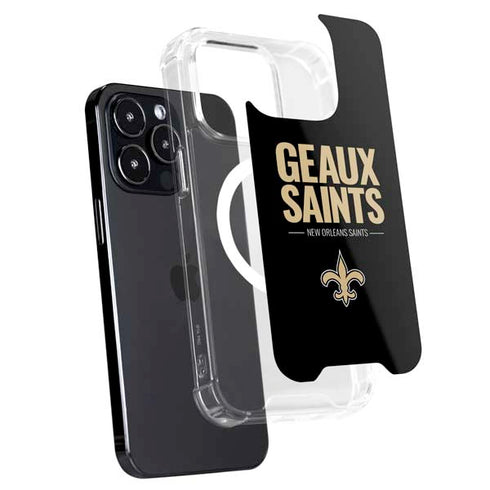 NFL New Orleans Saints Team Motto iPhone 16 Pro Max MagSafe Case