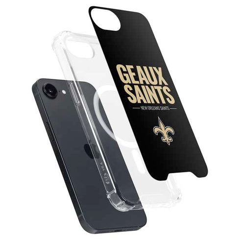 NFL New Orleans Saints Team Motto iPhone 16e MagSafe Case