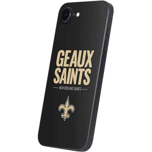 NFL New Orleans Saints Team Motto iPhone 16e Skin