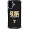 NFL New Orleans Saints Team Motto iPhone 17 Clear Case