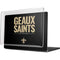 NFL New Orleans Saints Team Motto MacBook Pro 14in (2021-24) Case plus Skin