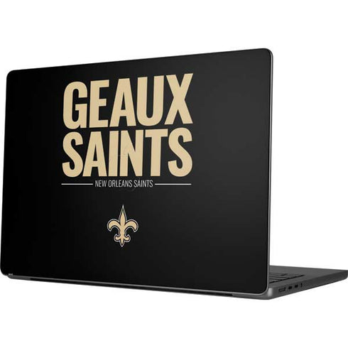 NFL New Orleans Saints Team Motto Apple MacBook Pro 14-inch Skin