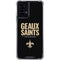NFL New Orleans Saints Team Motto Moto G Power 5G (2024) Clear Case