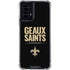 NFL New Orleans Saints Team Motto Moto G Power 5G (2024) Clear Case