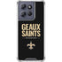 NFL New Orleans Saints Team Motto Moto G Power 5G (2025) Clear Case