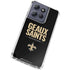 NFL New Orleans Saints Team Motto Moto G Power 5G (2025) Clear Case