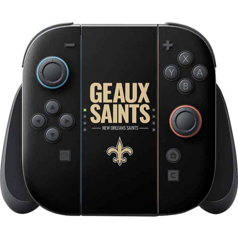 NFL New Orleans Saints Team Motto Nintendo Skins