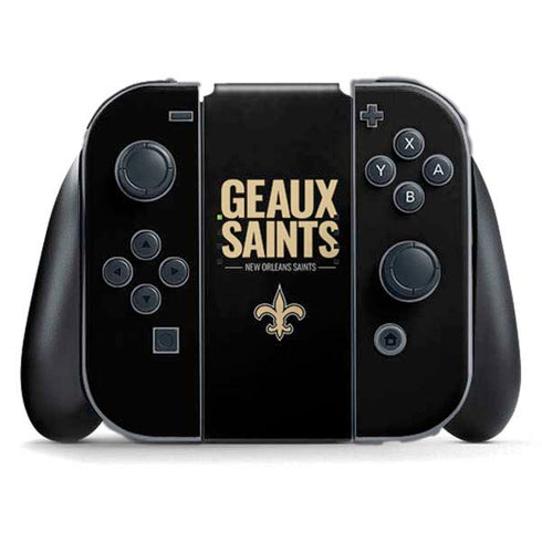 NFL New Orleans Saints Team Motto Nintendo Skins