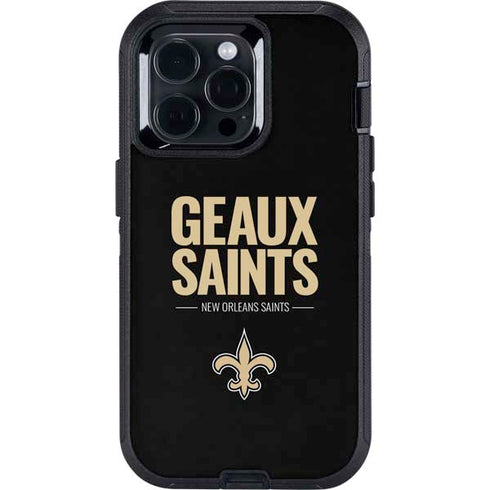 NFL New Orleans Saints Team Motto Otterbox Defender iPhone Skin