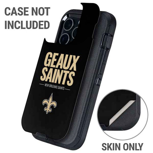 NFL New Orleans Saints Team Motto Otterbox Defender iPhone Skin