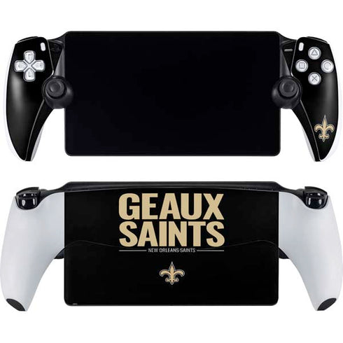 NFL New Orleans Saints Team Motto PlayStation Portal Remote Player Skin