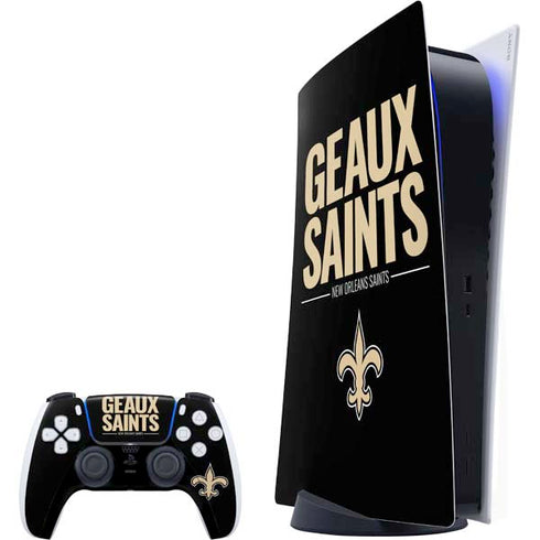 NFL New Orleans Saints Team Motto PlayStation PS5 Skins
