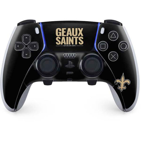 NFL New Orleans Saints Team Motto PS5 DualSense Edge Pro Controller Skin