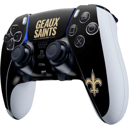 NFL New Orleans Saints Team Motto PS5 DualSense Edge Pro Controller Skin