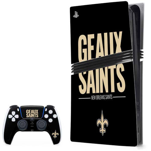 NFL New Orleans Saints Team Motto PlayStation PS5 Skins