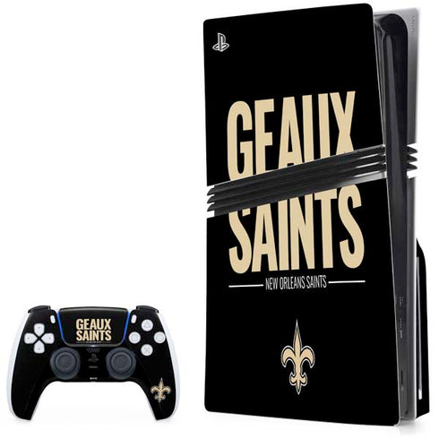 NFL New Orleans Saints Team Motto PlayStation PS5 Skins
