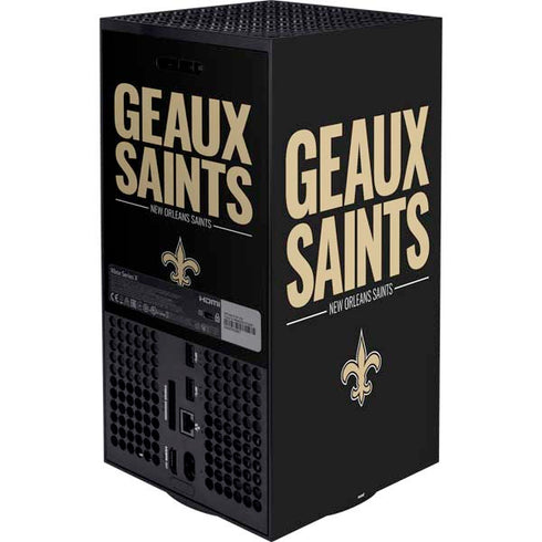 NFL New Orleans Saints Team Motto XBox Series X Digital Edition Bundle Skin