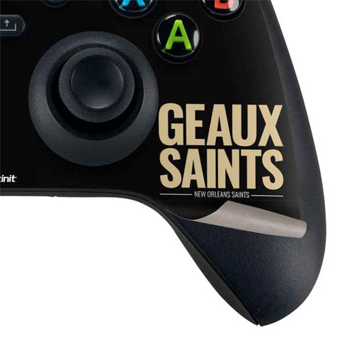 NFL New Orleans Saints Team Motto XBox Series X Digital Edition Bundle Skin