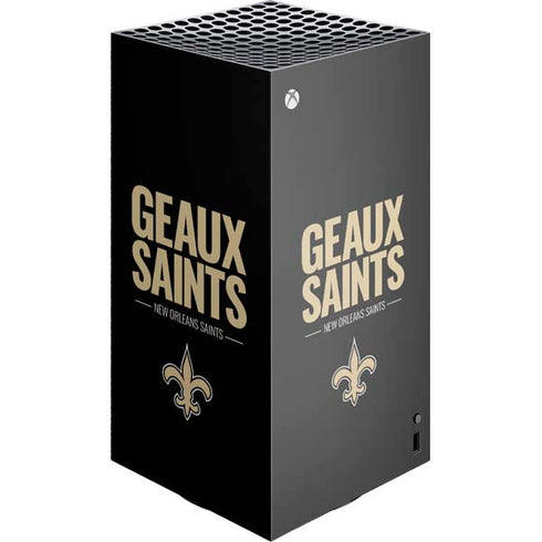 NFL New Orleans Saints Team Motto XBox Series X Digital Edition Console Skin