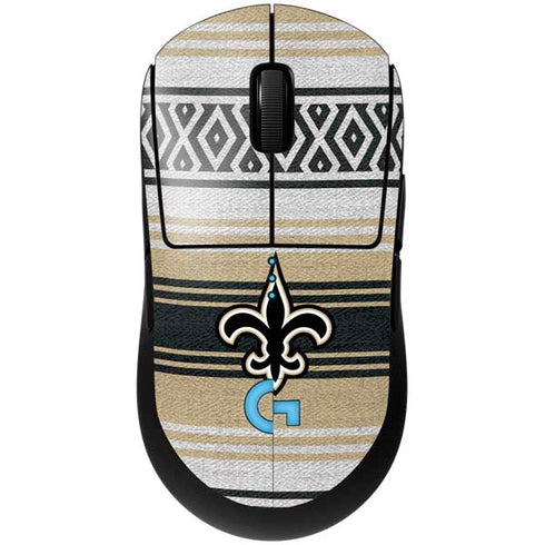 NFL New Orleans Saints Trailblazer G Pro Wireless Gaming Mouse Skin