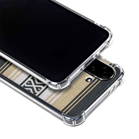 NFL New Orleans Saints Trailblazer Galaxy A36 5G Clear Case