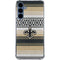 NFL New Orleans Saints Trailblazer Galaxy A55 5G Clear Case