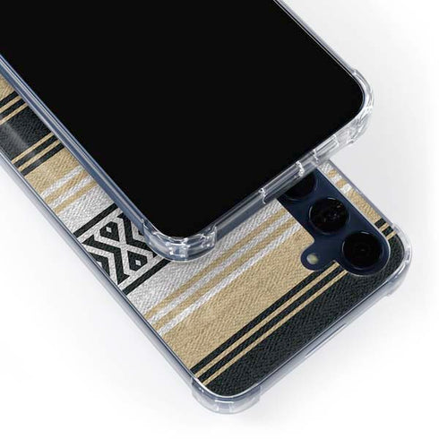 NFL New Orleans Saints Trailblazer Galaxy A55 5G Clear Case